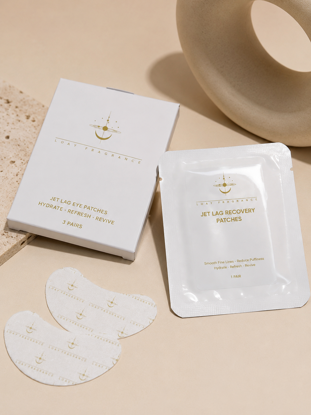 Loay Fragrance - Jet Lag Recovery Eye Patches 3 Pair