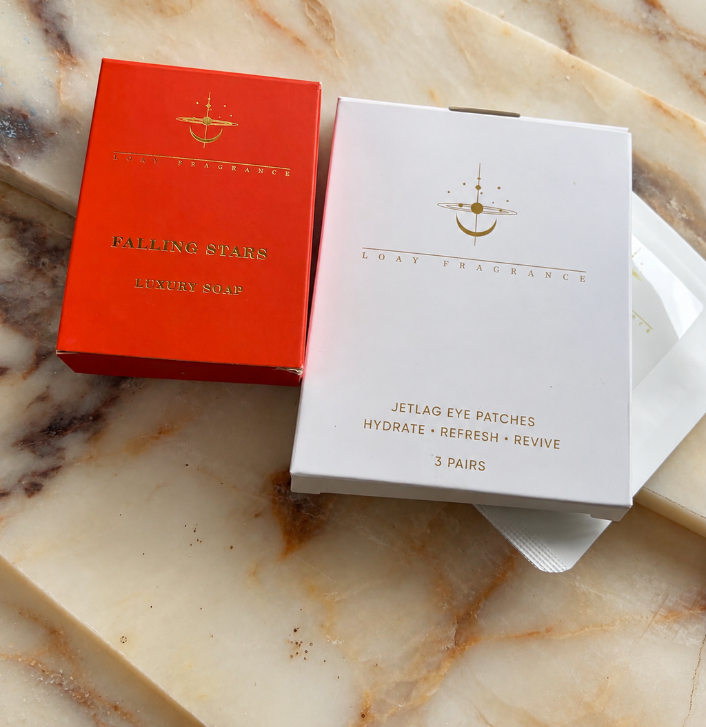 Jetlag Recovery Set – Eye Patches & Luxury Soap